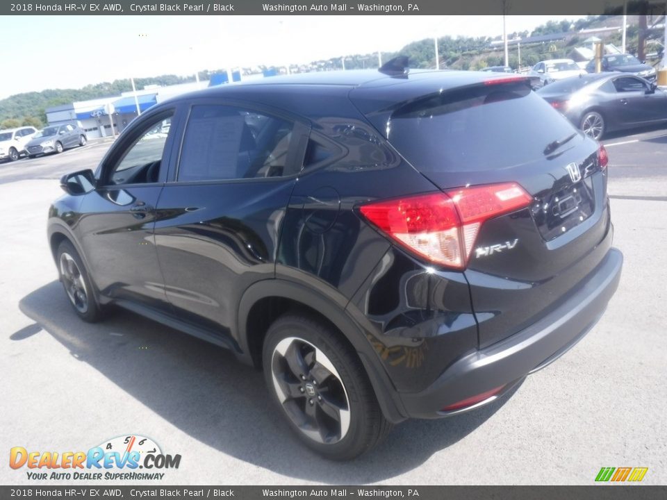 2018 Honda HR-V EX AWD Crystal Black Pearl / Black Photo #8