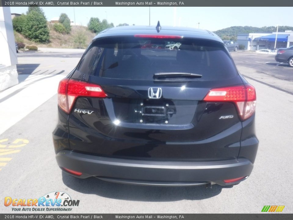 2018 Honda HR-V EX AWD Crystal Black Pearl / Black Photo #9