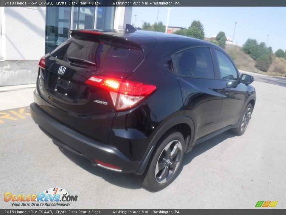 2018 Honda HR-V EX AWD Crystal Black Pearl / Black Photo #10
