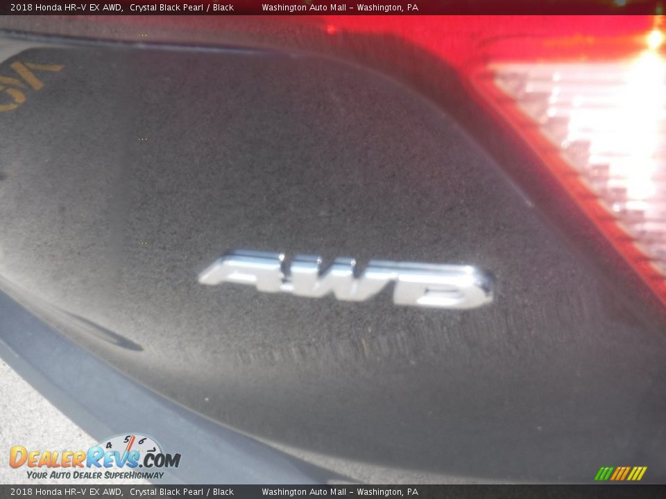 2018 Honda HR-V EX AWD Crystal Black Pearl / Black Photo #11