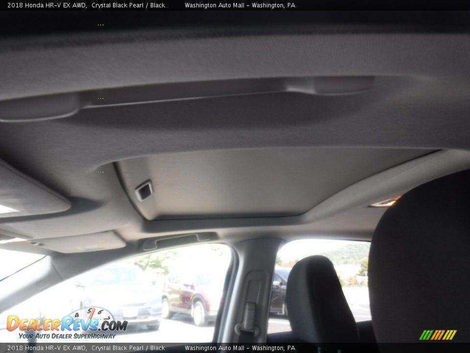 2018 Honda HR-V EX AWD Crystal Black Pearl / Black Photo #12