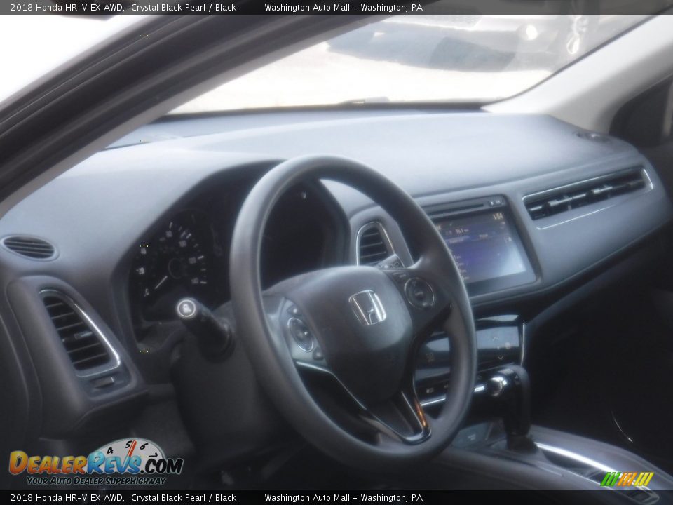 2018 Honda HR-V EX AWD Crystal Black Pearl / Black Photo #14