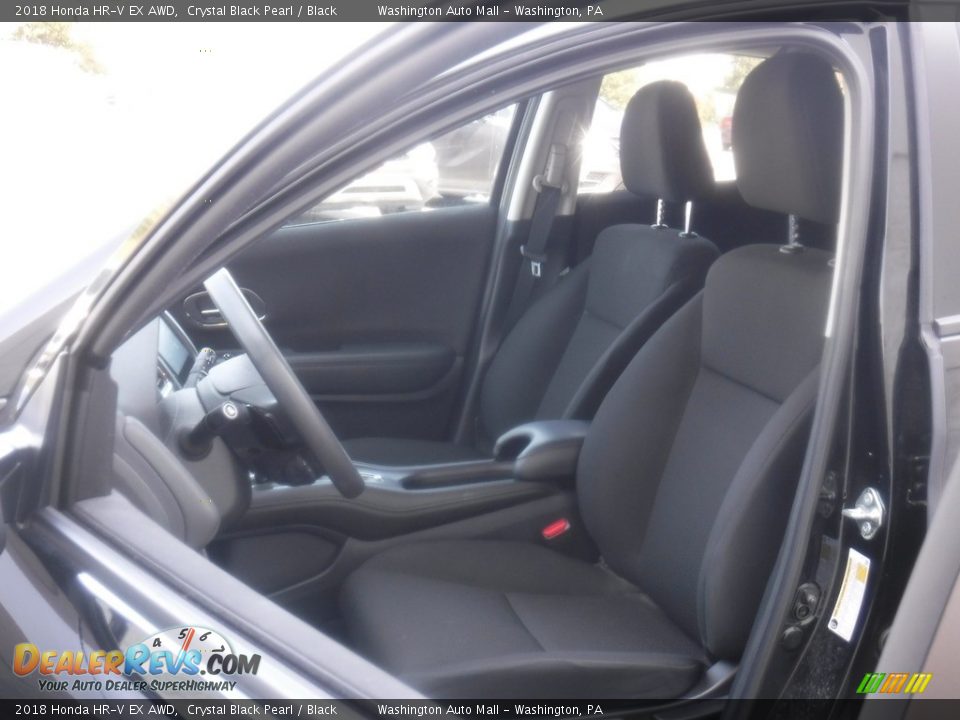 2018 Honda HR-V EX AWD Crystal Black Pearl / Black Photo #16