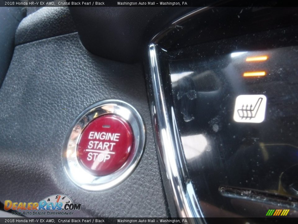 2018 Honda HR-V EX AWD Crystal Black Pearl / Black Photo #20