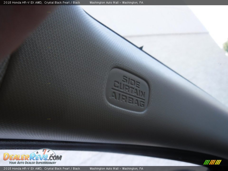 2018 Honda HR-V EX AWD Crystal Black Pearl / Black Photo #22