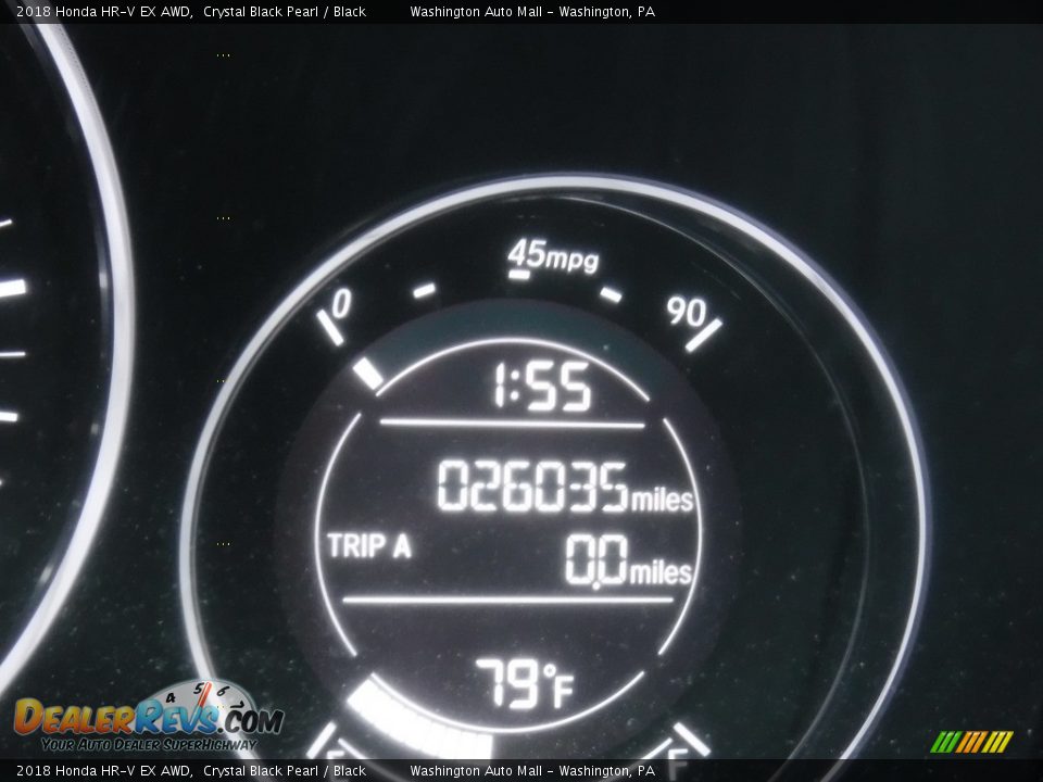 2018 Honda HR-V EX AWD Crystal Black Pearl / Black Photo #27