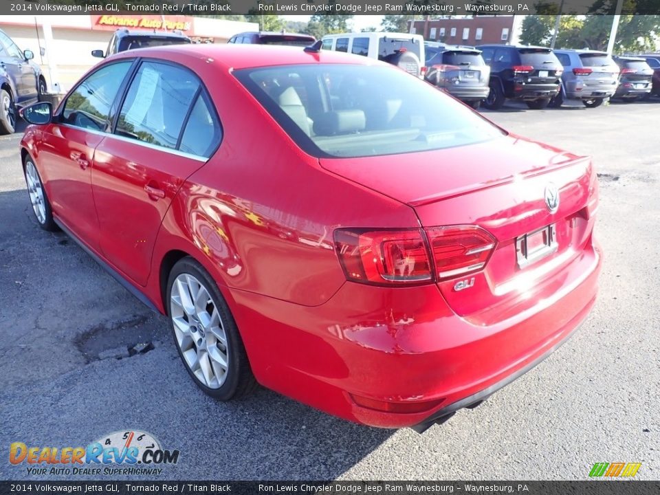 2014 Volkswagen Jetta GLI Tornado Red / Titan Black Photo #4