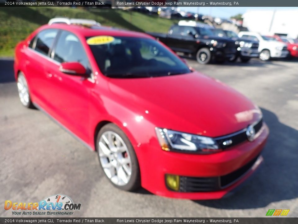 2014 Volkswagen Jetta GLI Tornado Red / Titan Black Photo #8