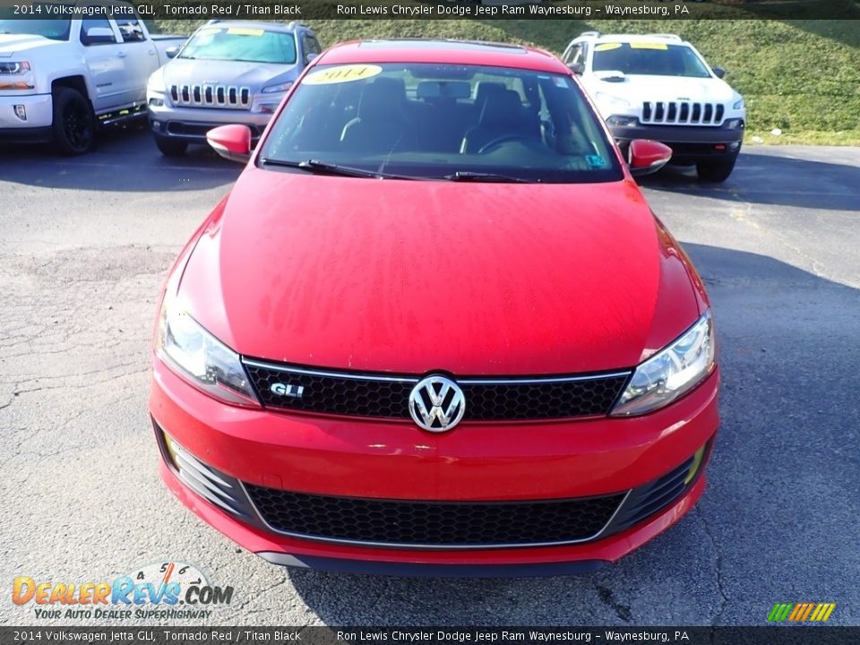 2014 Volkswagen Jetta GLI Tornado Red / Titan Black Photo #9