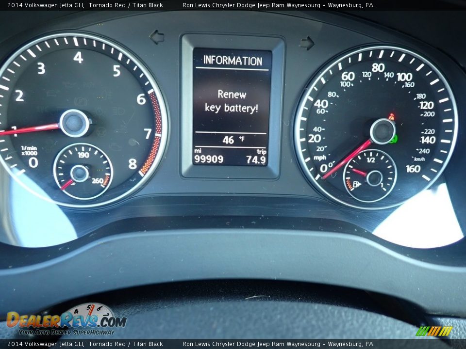 2014 Volkswagen Jetta GLI Gauges Photo #16