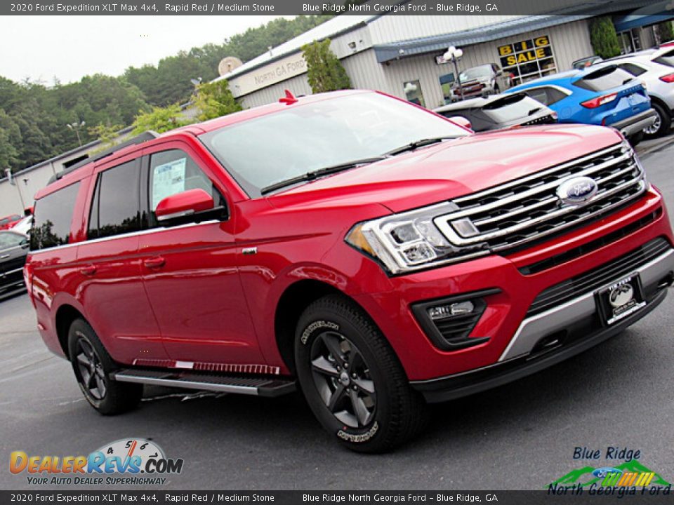 2020 Ford Expedition XLT Max 4x4 Rapid Red / Medium Stone Photo #27