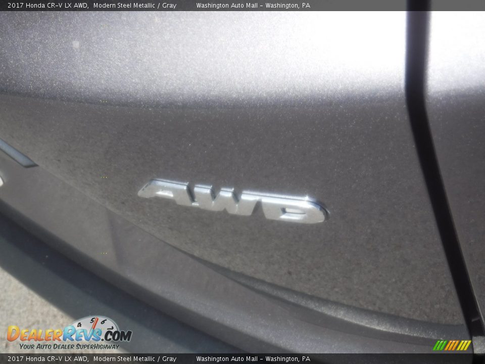 2017 Honda CR-V LX AWD Modern Steel Metallic / Gray Photo #10