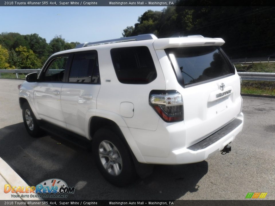 2018 Toyota 4Runner SR5 4x4 Super White / Graphite Photo #13