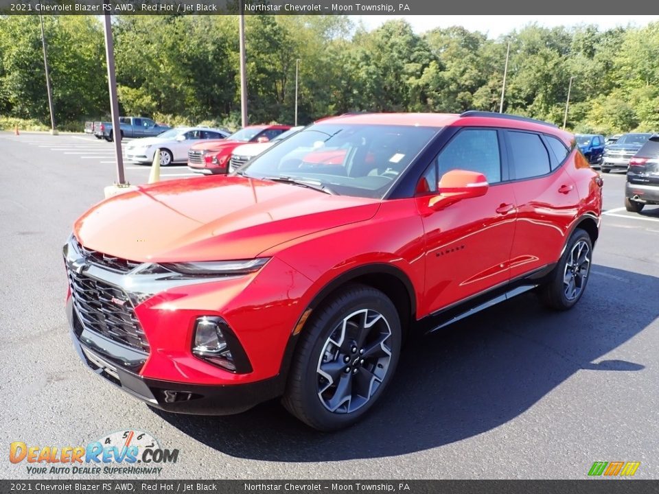 2021 Chevrolet Blazer RS AWD Red Hot / Jet Black Photo #1