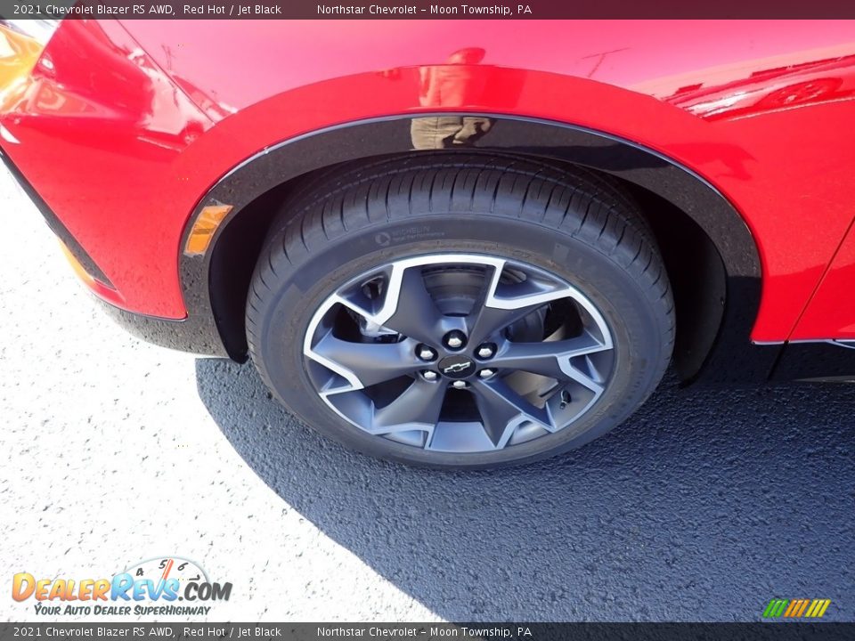 2021 Chevrolet Blazer RS AWD Red Hot / Jet Black Photo #2