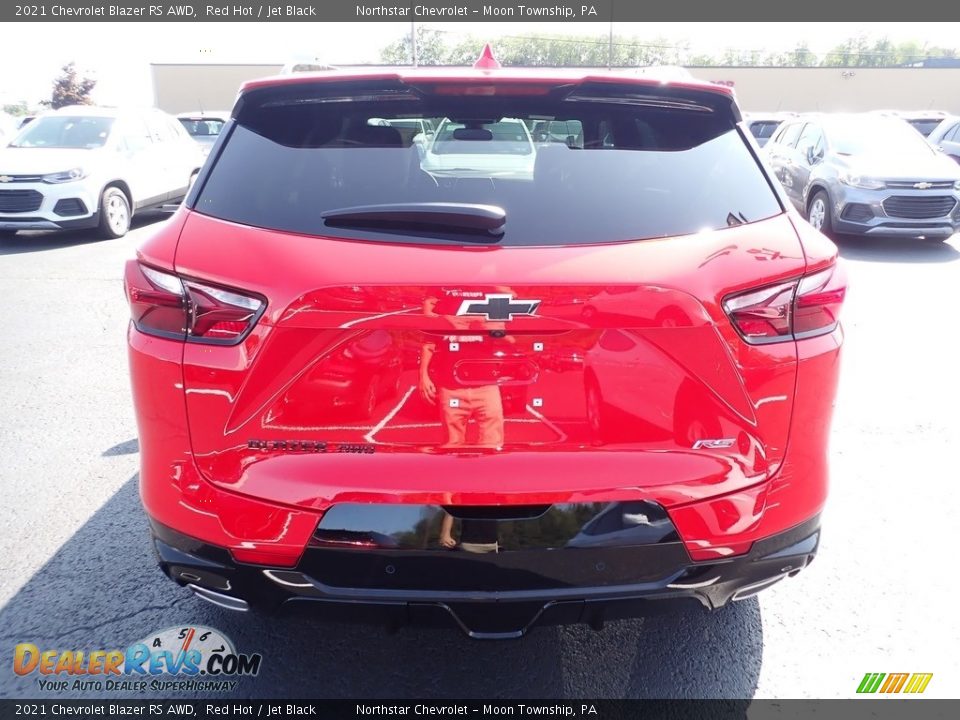 2021 Chevrolet Blazer RS AWD Red Hot / Jet Black Photo #5