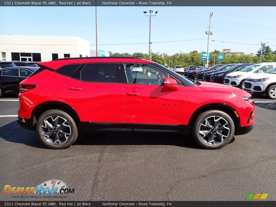 Red Hot 2021 Chevrolet Blazer RS AWD Photo #7