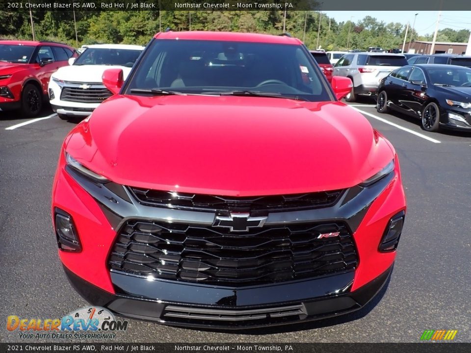 2021 Chevrolet Blazer RS AWD Red Hot / Jet Black Photo #9