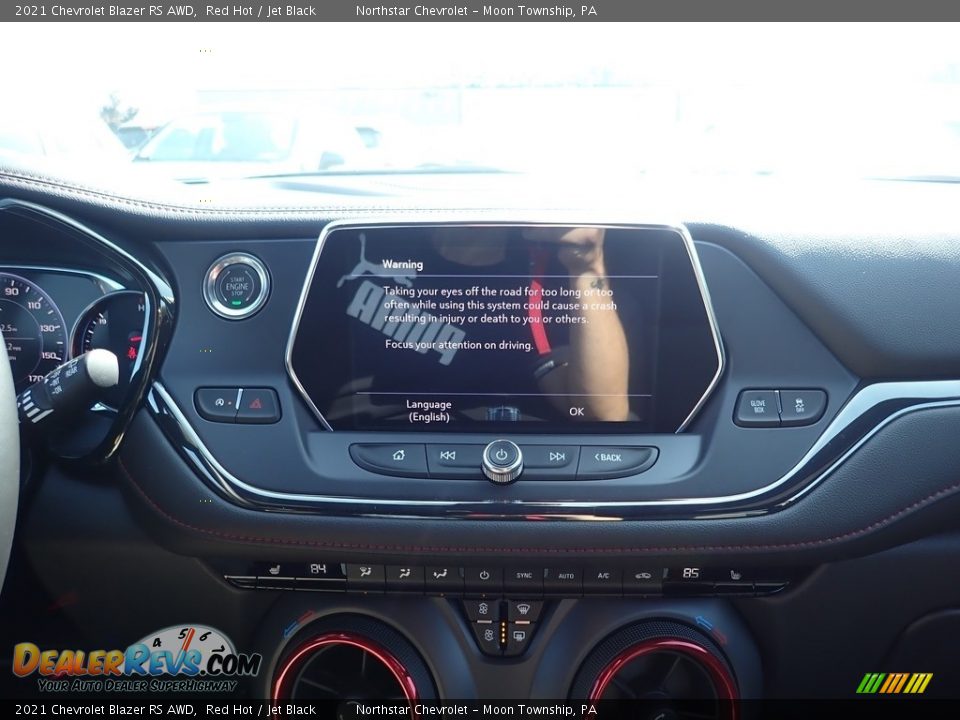 Controls of 2021 Chevrolet Blazer RS AWD Photo #17