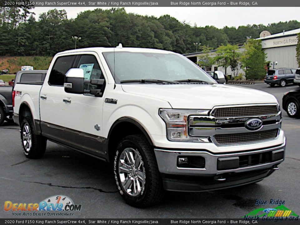 2020 Ford F150 King Ranch SuperCrew 4x4 Star White / King Ranch Kingsville/Java Photo #7