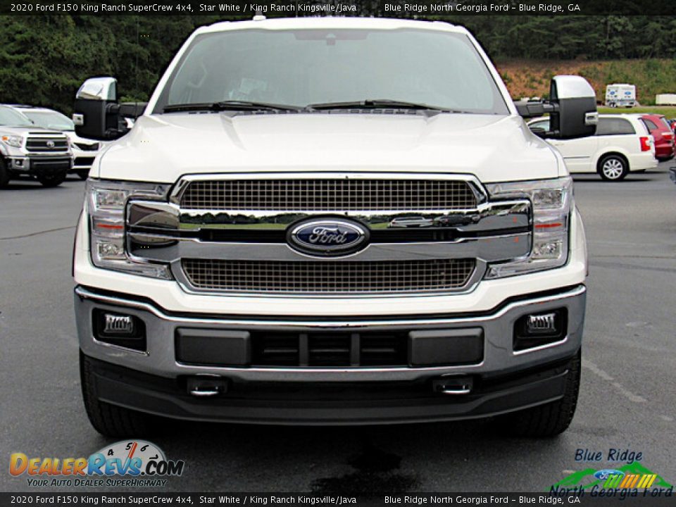 2020 Ford F150 King Ranch SuperCrew 4x4 Star White / King Ranch Kingsville/Java Photo #8