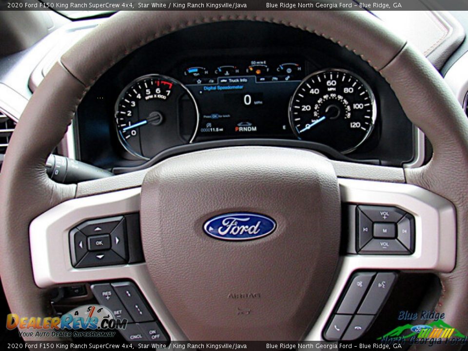 2020 Ford F150 King Ranch SuperCrew 4x4 Star White / King Ranch Kingsville/Java Photo #17