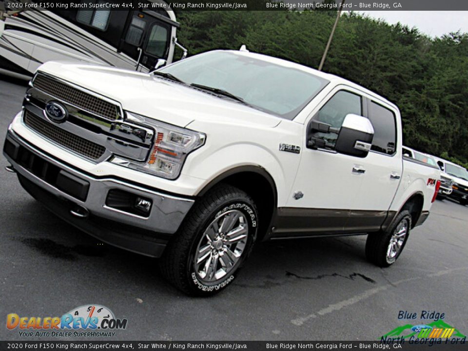2020 Ford F150 King Ranch SuperCrew 4x4 Star White / King Ranch Kingsville/Java Photo #29