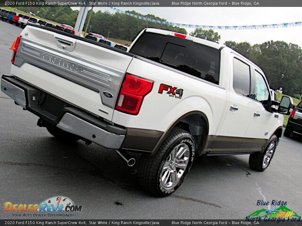 2020 Ford F150 King Ranch SuperCrew 4x4 Star White / King Ranch Kingsville/Java Photo #31