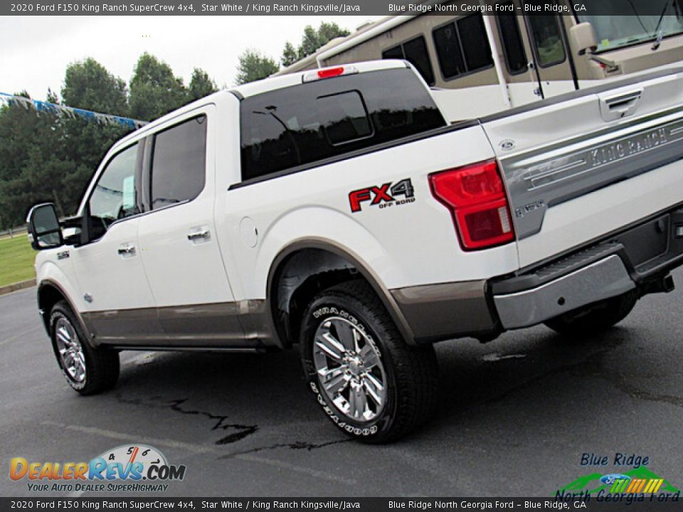2020 Ford F150 King Ranch SuperCrew 4x4 Star White / King Ranch Kingsville/Java Photo #32