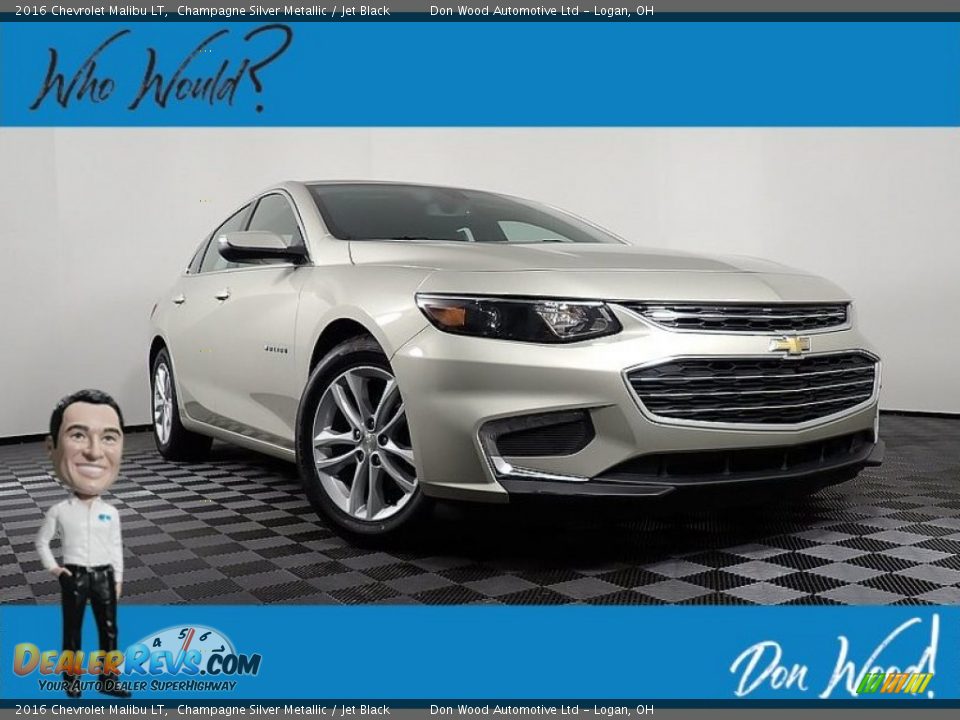 2016 Chevrolet Malibu LT Champagne Silver Metallic / Jet Black Photo #1