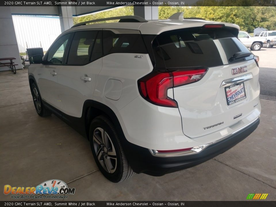 2020 GMC Terrain SLT AWD Summit White / Jet Black Photo #8