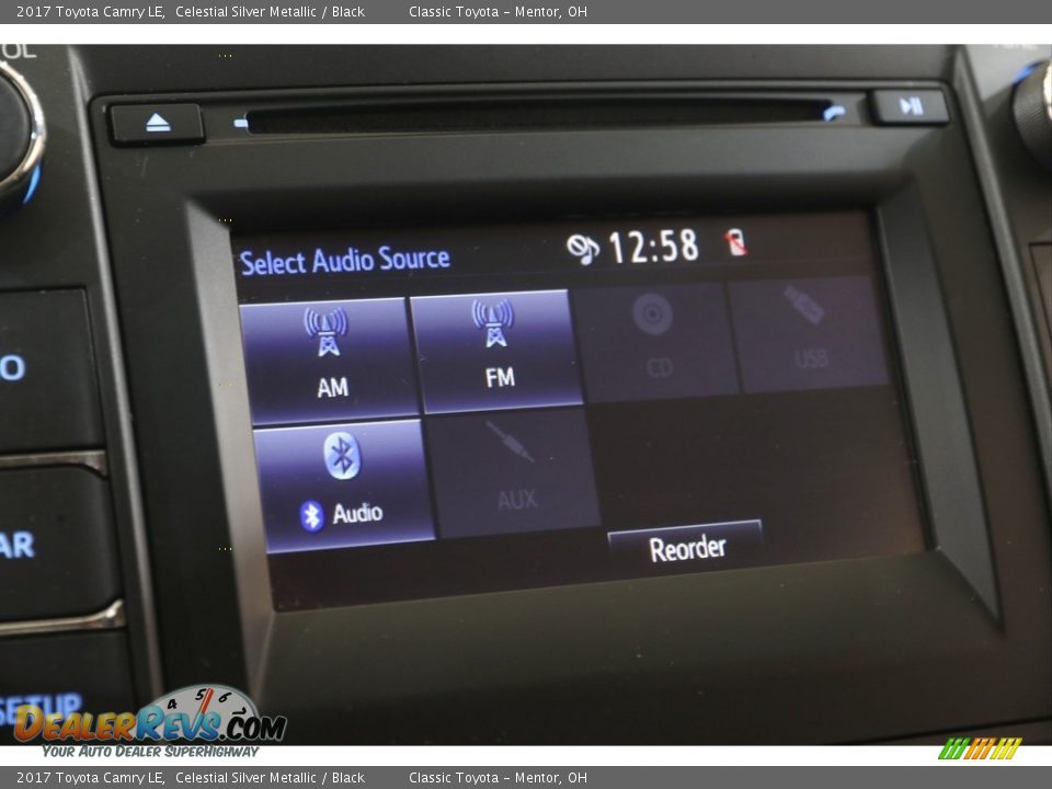 2017 Toyota Camry LE Celestial Silver Metallic / Black Photo #10