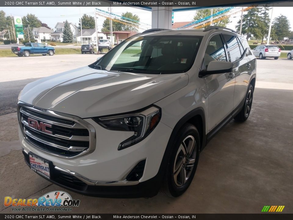 2020 GMC Terrain SLT AWD Summit White / Jet Black Photo #9