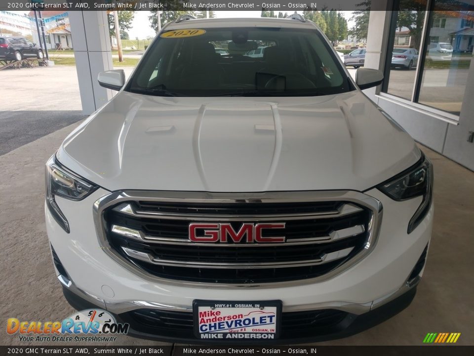 2020 GMC Terrain SLT AWD Summit White / Jet Black Photo #10