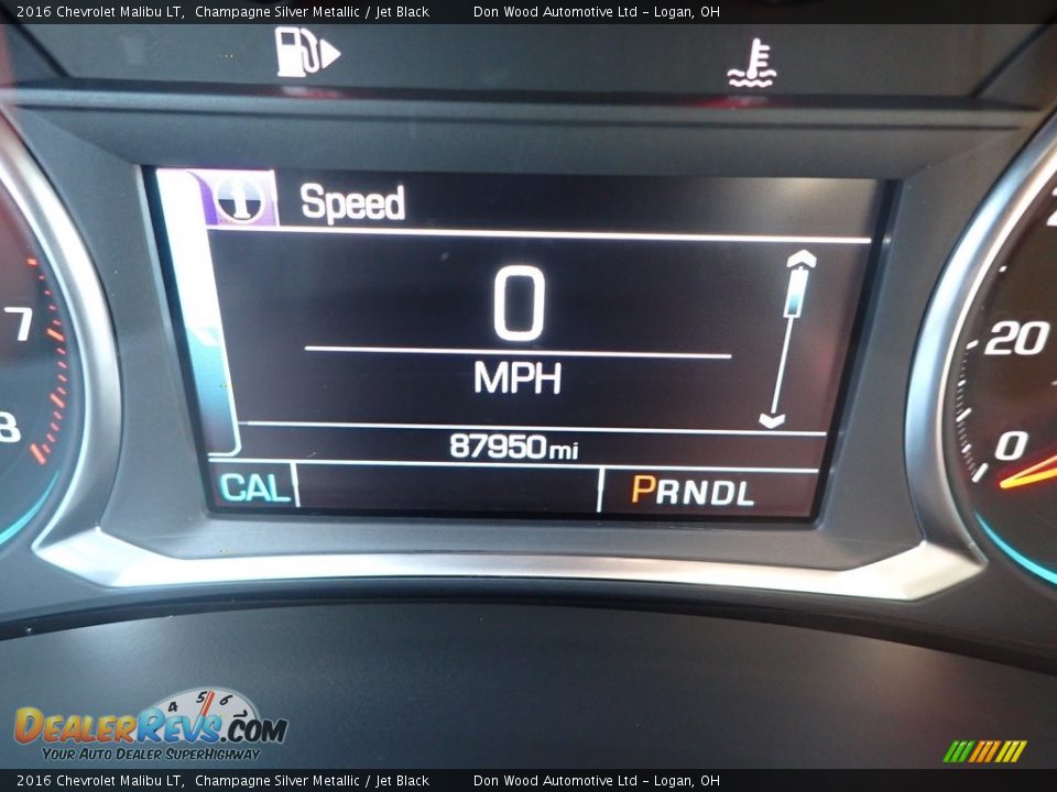 2016 Chevrolet Malibu LT Champagne Silver Metallic / Jet Black Photo #22