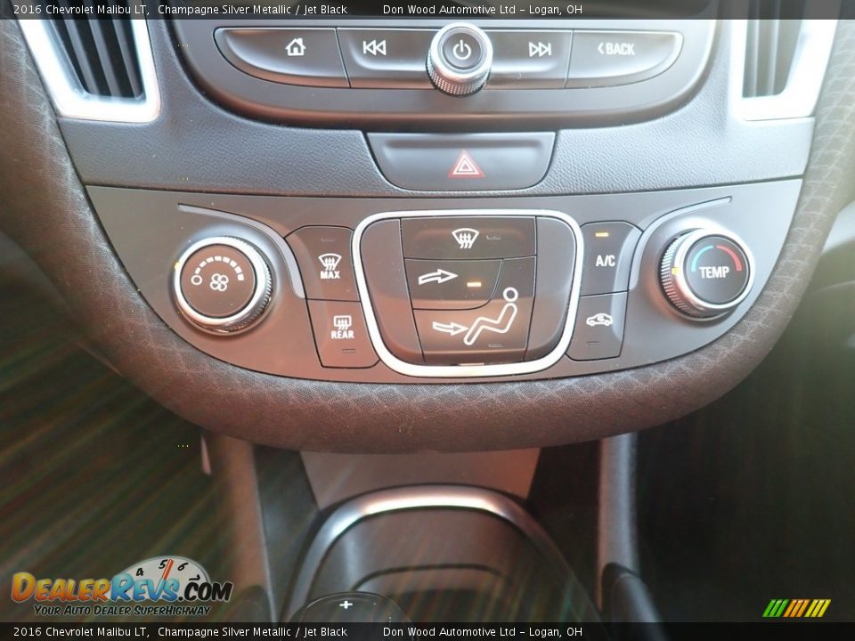 2016 Chevrolet Malibu LT Champagne Silver Metallic / Jet Black Photo #28