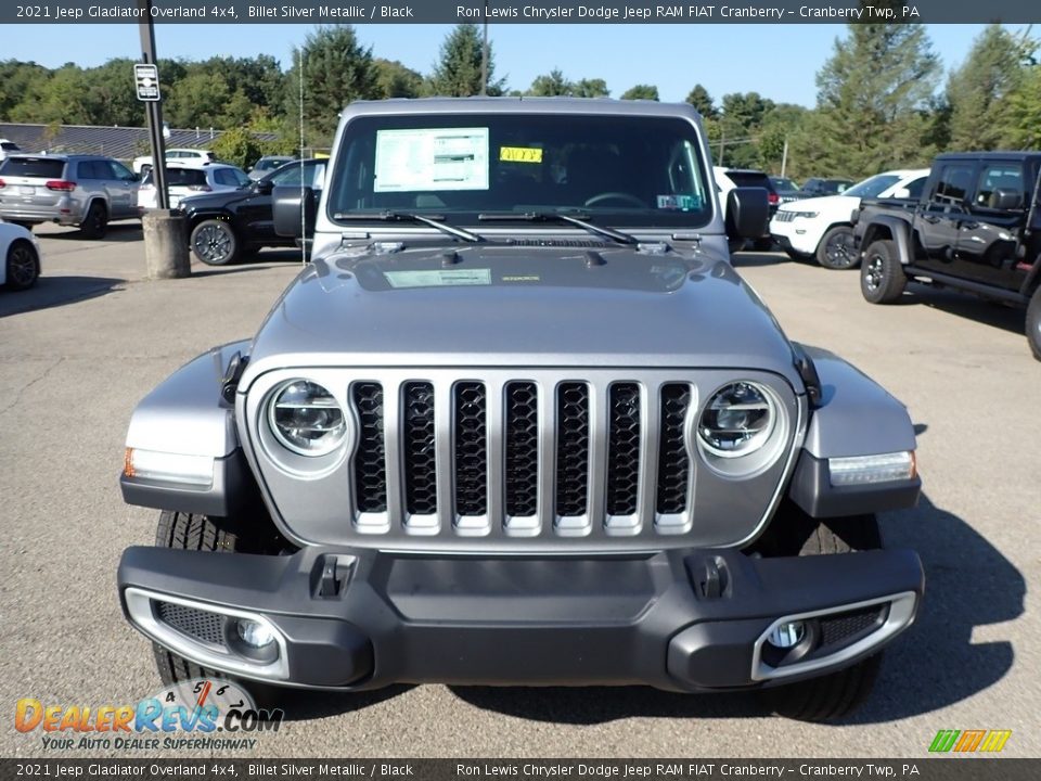 2021 Jeep Gladiator Overland 4x4 Billet Silver Metallic / Black Photo #2