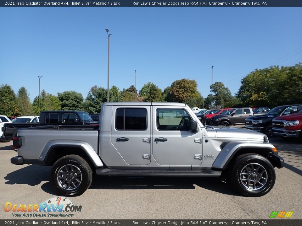 Billet Silver Metallic 2021 Jeep Gladiator Overland 4x4 Photo #4