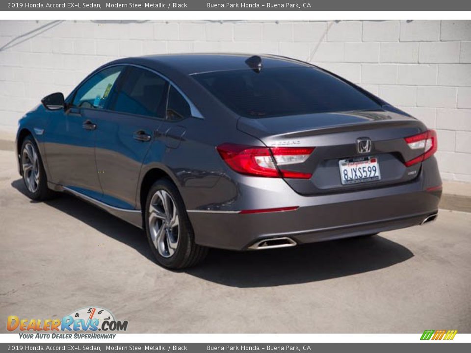 2019 Honda Accord EX-L Sedan Modern Steel Metallic / Black Photo #2