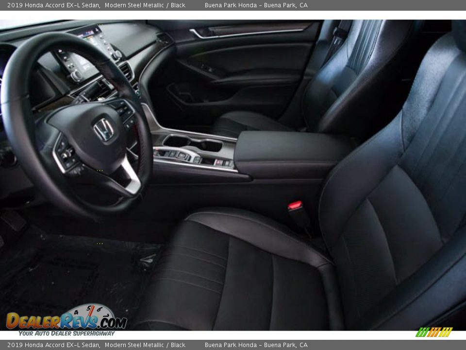 2019 Honda Accord EX-L Sedan Modern Steel Metallic / Black Photo #3