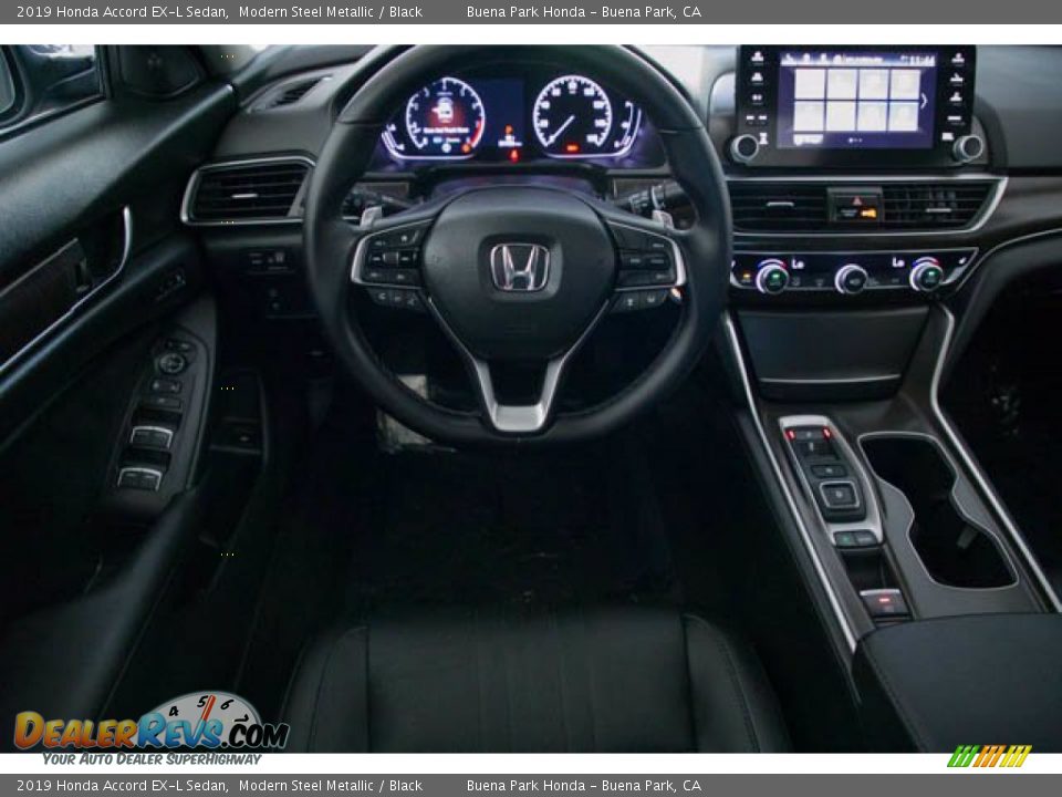 2019 Honda Accord EX-L Sedan Modern Steel Metallic / Black Photo #5