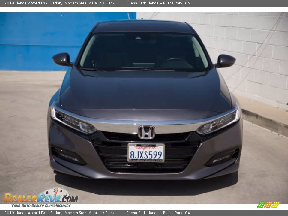 2019 Honda Accord EX-L Sedan Modern Steel Metallic / Black Photo #7
