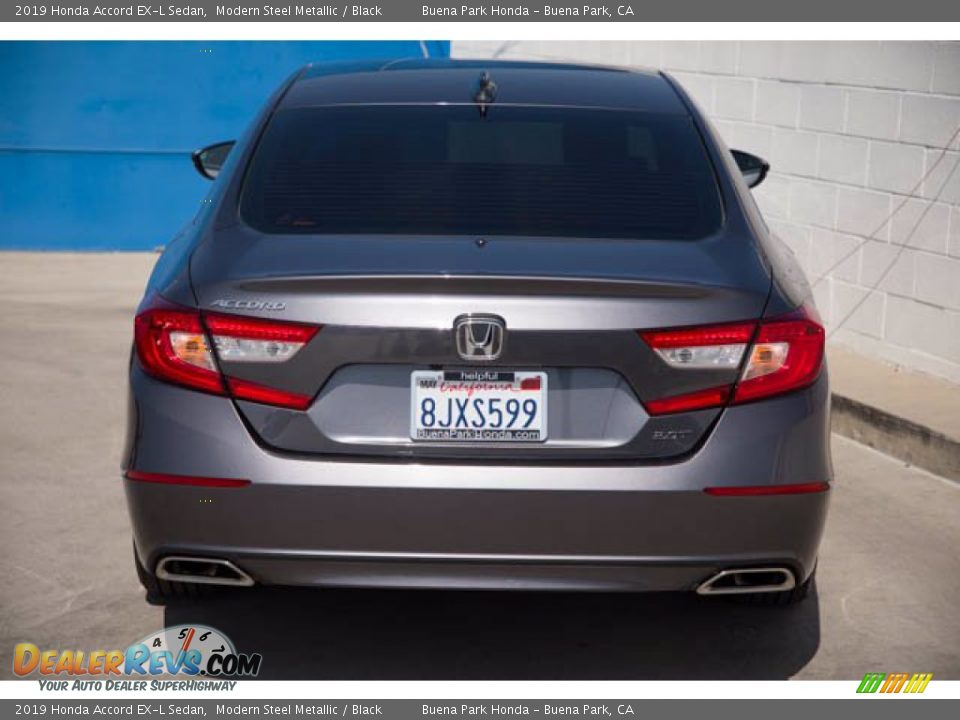 2019 Honda Accord EX-L Sedan Modern Steel Metallic / Black Photo #9