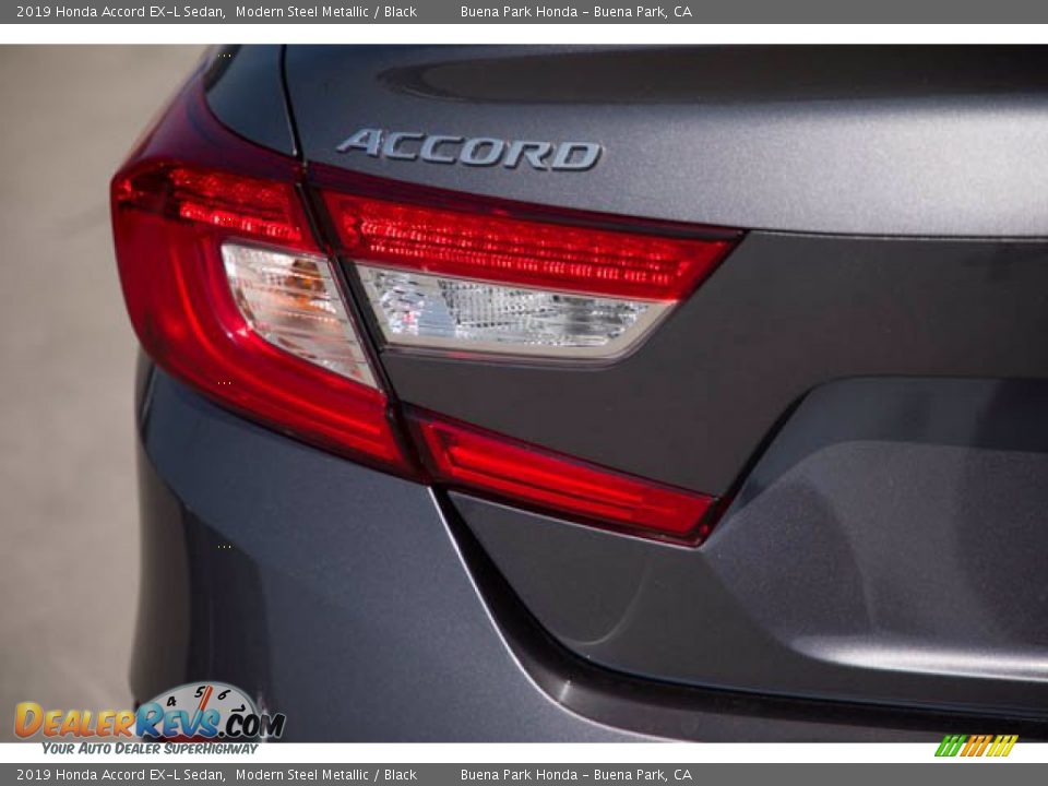 2019 Honda Accord EX-L Sedan Modern Steel Metallic / Black Photo #10