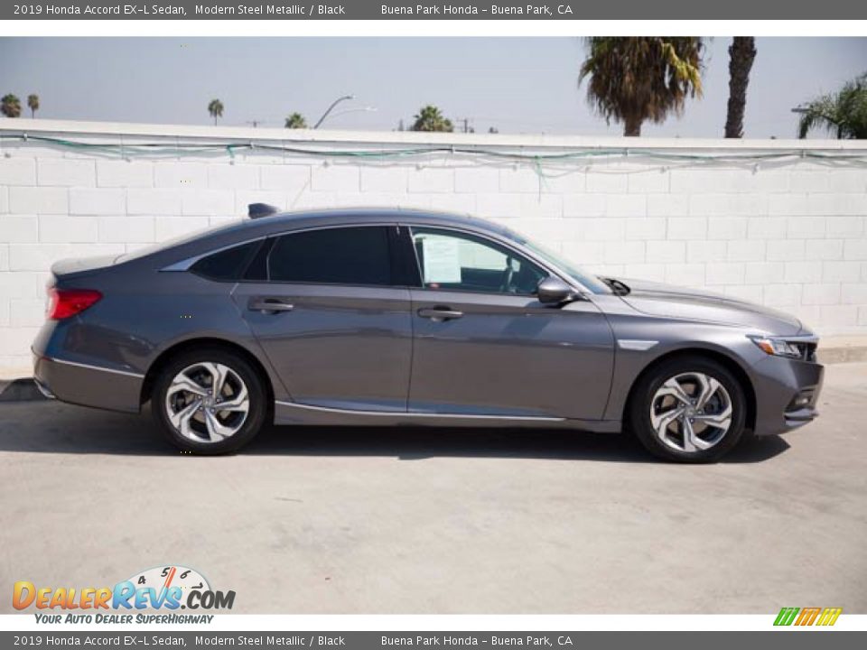 2019 Honda Accord EX-L Sedan Modern Steel Metallic / Black Photo #12