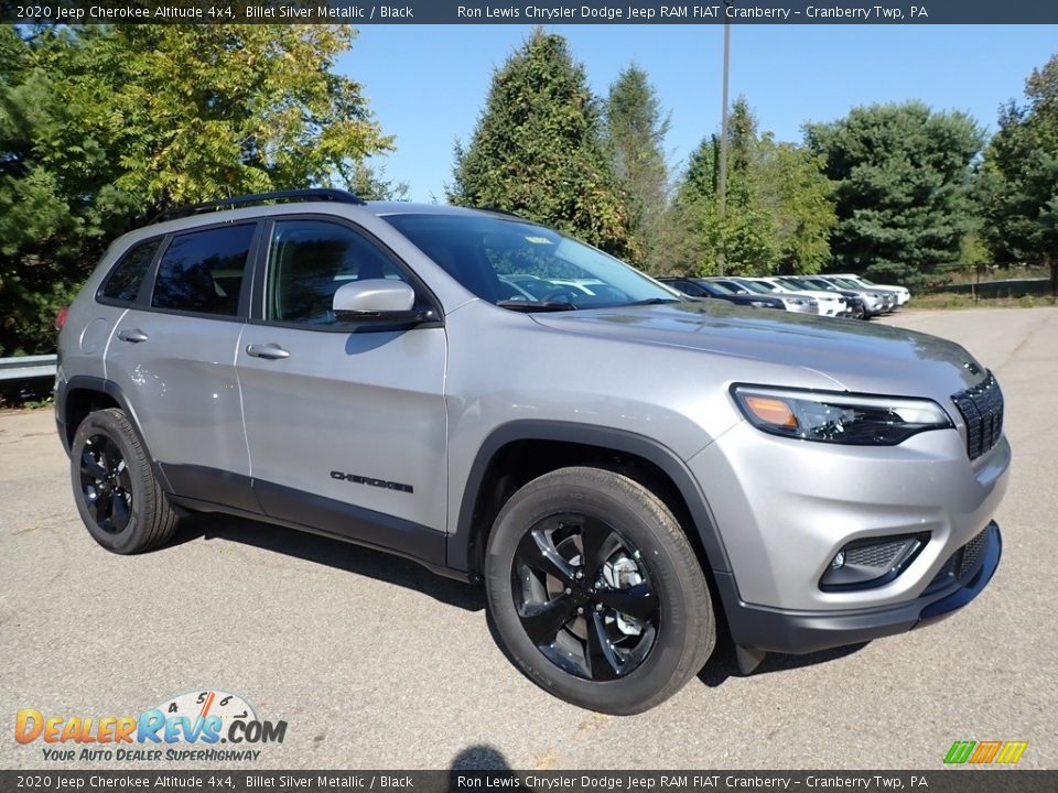 2020 Jeep Cherokee Altitude 4x4 Billet Silver Metallic / Black Photo #3