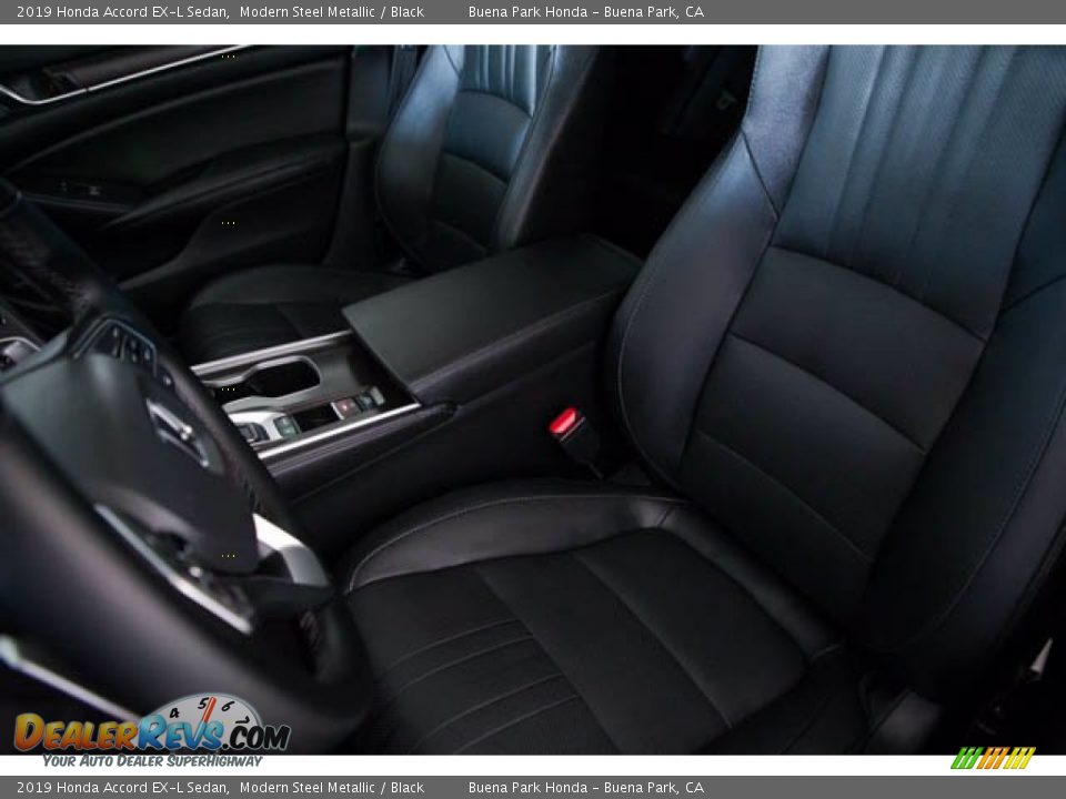 2019 Honda Accord EX-L Sedan Modern Steel Metallic / Black Photo #18