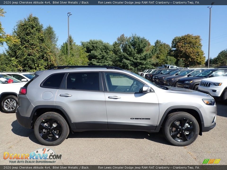 2020 Jeep Cherokee Altitude 4x4 Billet Silver Metallic / Black Photo #4