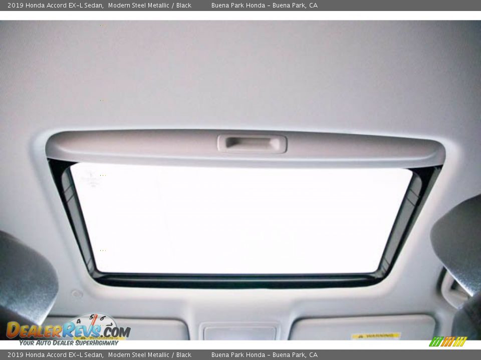 2019 Honda Accord EX-L Sedan Modern Steel Metallic / Black Photo #19