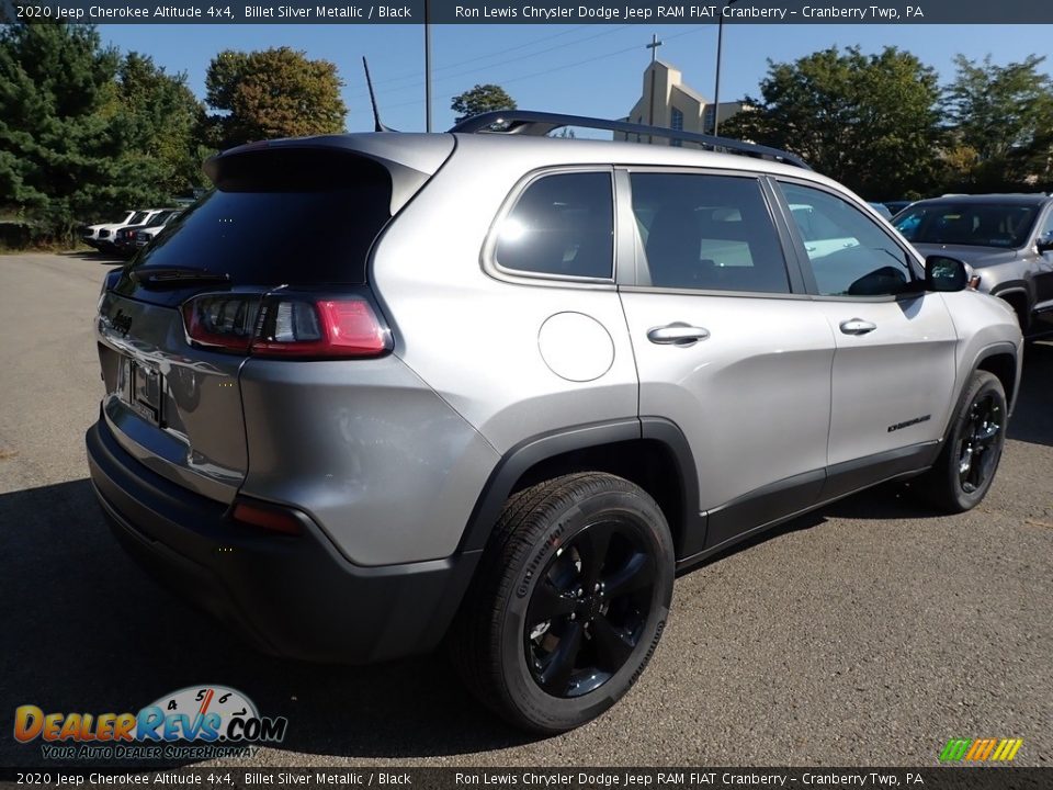 2020 Jeep Cherokee Altitude 4x4 Billet Silver Metallic / Black Photo #5